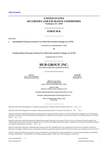 Thumbnail Hub Group
 10-K Annual Report 2013