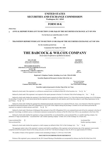 Thumbnail BWX Technologies
 10-K Annual Report 2013