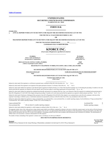 Thumbnail Kforce 10-K Annual Report 2013