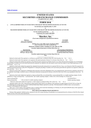 Thumbnail Marchex 10-K Annual Report 2013