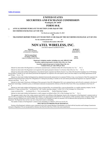 Vorschaubild Inseego 10-K Jahresbericht 2013