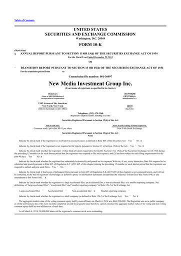 Thumbnail Gannett 10-K Annual Report 