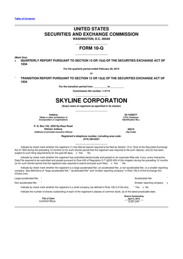 Thumbnail Champion Homes 10-Q Quarterly Report FY2014 