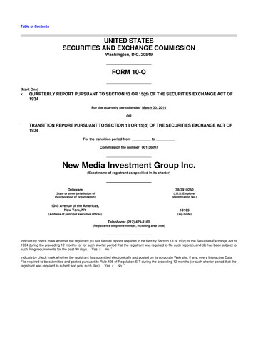 Thumbnail Gannett 10-Q Quarterly Report FY 
