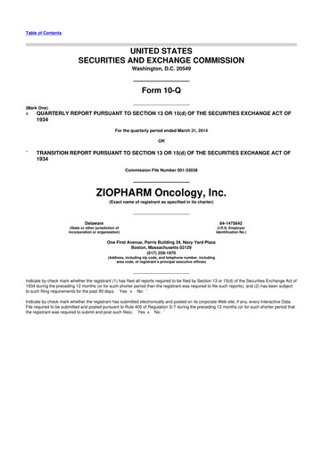 Thumbnail Alaunos Therapeutics 10-Q Quarterly Report FY2014 