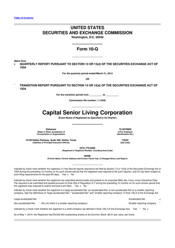 Thumbnail Sonida Senior Living 10-Q Quarterly Report FY2014 