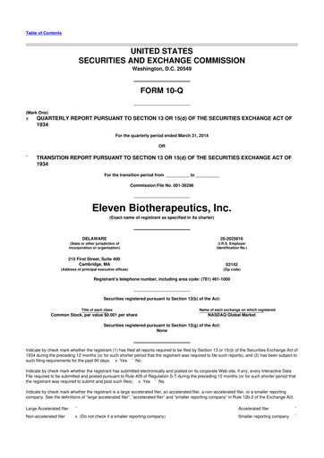 Miniature Carisma Therapeutics 10-Q Rapport trimestriel  