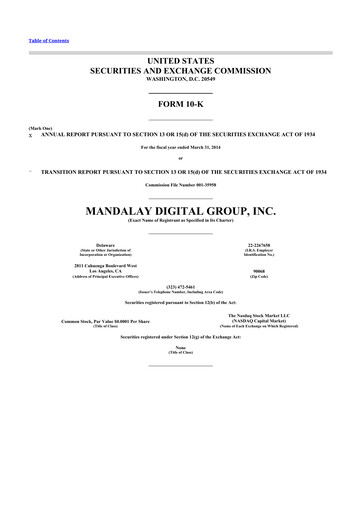 Thumbnail Digital Turbine
 10-K Annual Report 2014