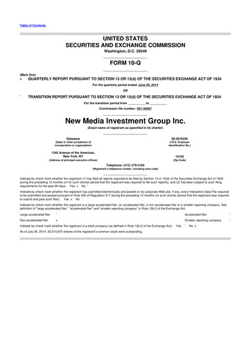 Thumbnail Gannett 10-Q Quarterly Report FY 