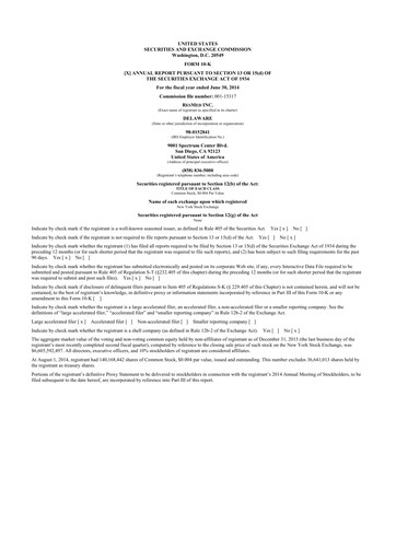 Thumbnail ResMed 10-K Annual Report 2014