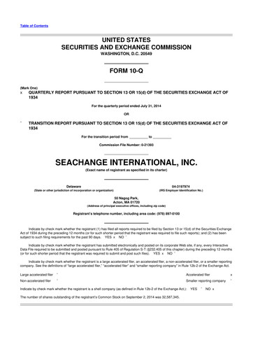 Thumbnail SeaChange International 10-Q Quarterly Report FY2015 