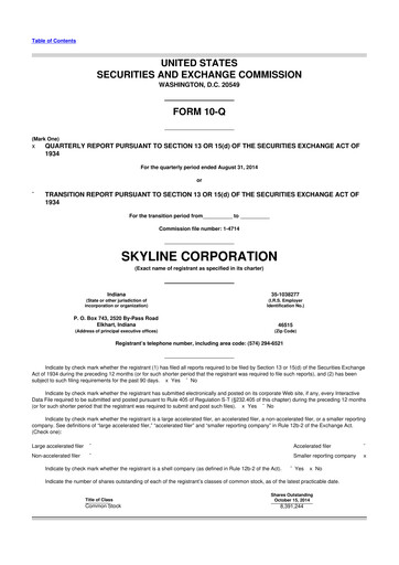 Thumbnail Champion Homes 10-Q Quarterly Report FY2015 