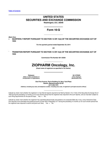 Thumbnail Alaunos Therapeutics 10-Q Quarterly Report FY2014 