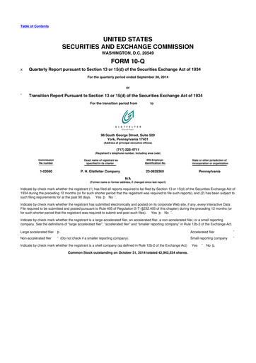 Thumbnail Magnera 10-Q Quarterly Report FY2014 