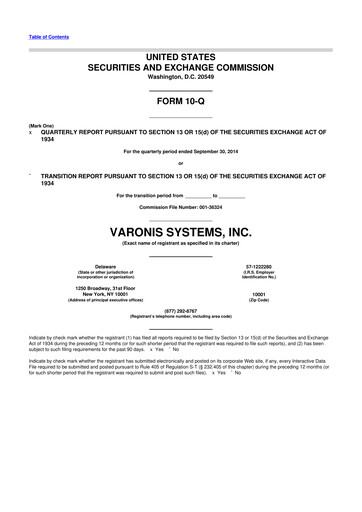 Thumbnail Varonis Systems 10-Q Quarterly Report FY2014 