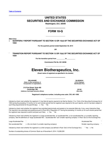 Miniature Carisma Therapeutics 10-Q Rapport trimestriel  