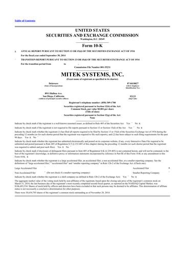 Thumbnail Mitek Systems
 10-K Annual Report 2014
