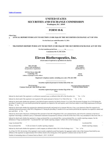 Vorschaubild Carisma Therapeutics 10-K Jahresbericht 2014