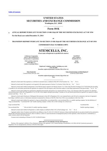 Thumbnail Microbot Medical
 10-K Annual Report 2014