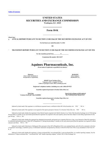 Thumbnail Neurogene 10-K Annual Report 2014