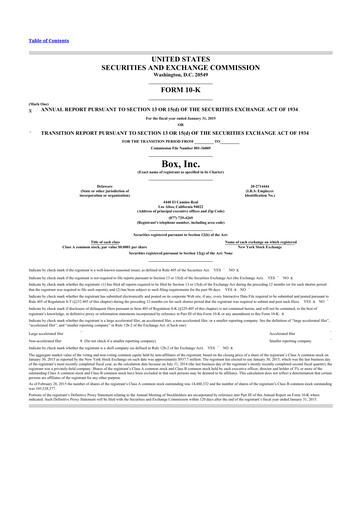 Thumbnail Box, Inc. 10-K Annual Report 