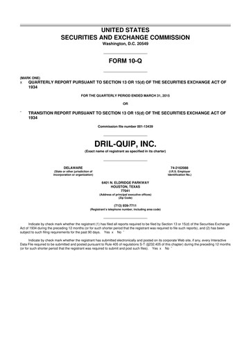 Vorschaubild Innovex International 10-Q Quartalsbericht 2015 