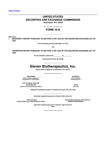 Miniature Carisma Therapeutics 10-Q Rapport trimestriel  