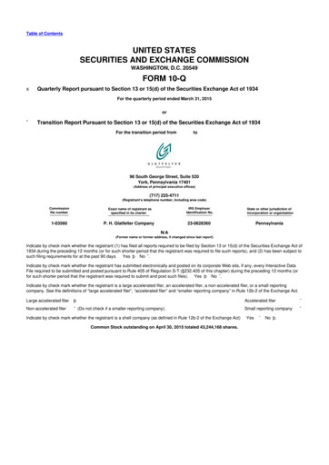 Thumbnail Magnera 10-Q Quarterly Report FY2015 