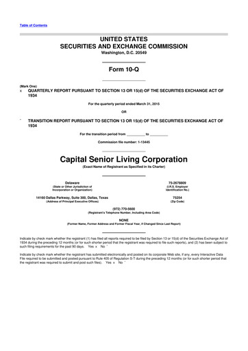 Thumbnail Sonida Senior Living 10-Q Quarterly Report FY2015 