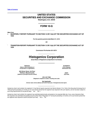 Vorschaubild Ocugen 10-Q Quartalsbericht 2015 