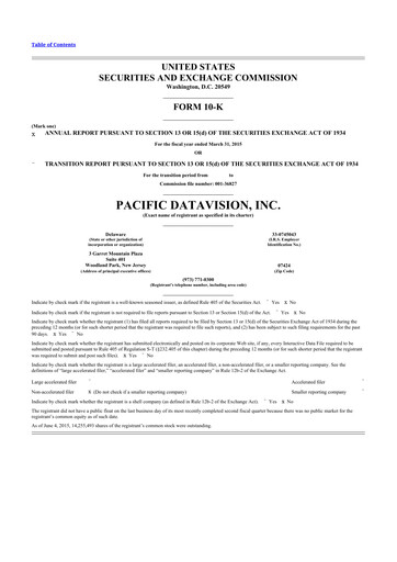 Thumbnail Anterix 10-K Annual Report 2015