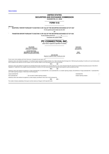 Thumbnail PC Connection
 10-Q Quarterly Report FY2015 