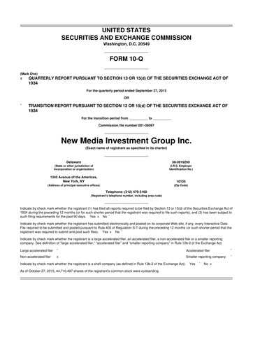 Thumbnail Gannett 10-Q Quarterly Report FY 