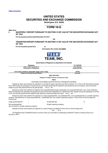 Thumbnail Team Inc 10-Q Quarterly Report FY2016 