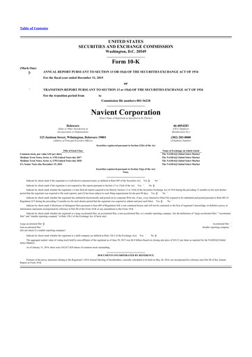 Thumbnail Navient 10-K Annual Report 2015