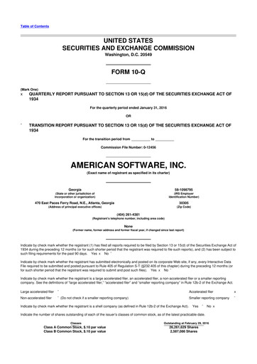 Thumbnail Logility Supply Chain Solutions 10-Q Quarterly Report FY2016 