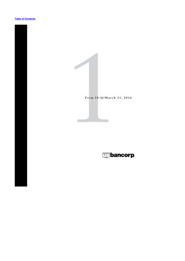 Thumbnail U.S. Bancorp 10-Q Quarterly Report FY2016 