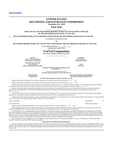 Thumbnail CorVel Corporation
 10-K Annual Report 2016