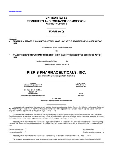 Thumbnail Palvella Therapeutics 10-Q Quarterly Report FY2016 
