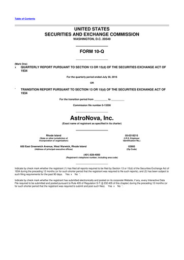 Thumbnail AstroNova, Inc. 10-Q Quarterly Report FY2017 