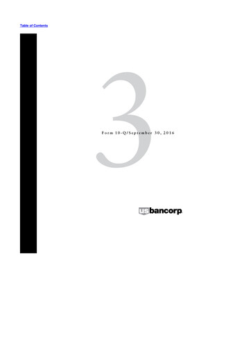 Thumbnail U.S. Bancorp 10-Q Quarterly Report FY2016 