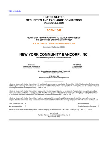 Thumbnail Flagstar Bank 10-Q Quarterly Report FY2016 