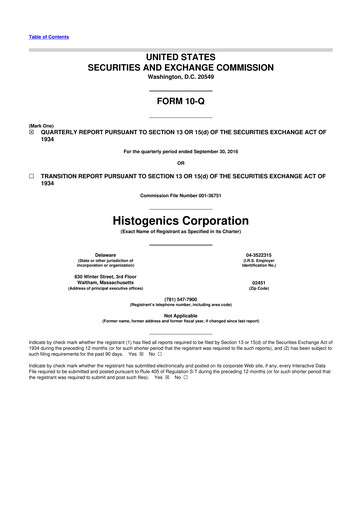 Vorschaubild Ocugen 10-Q Quartalsbericht 2016 