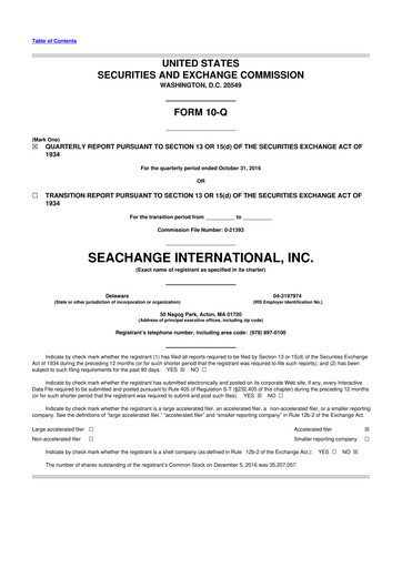 Thumbnail SeaChange International 10-Q Quarterly Report FY2017 