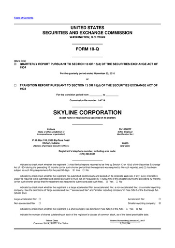 Thumbnail Champion Homes 10-Q Quarterly Report FY2017 
