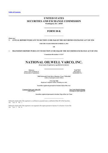 Thumbnail NOV 10-K Annual Report 2016