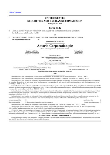 Thumbnail Amarin Corporation
 10-K Annual Report 2016