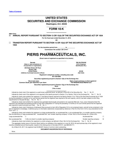 Thumbnail Palvella Therapeutics 10-K Annual Report 2016