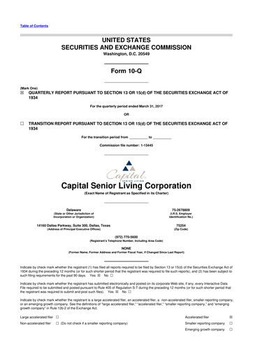 Thumbnail Sonida Senior Living 10-Q Quarterly Report FY2017 