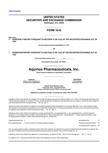 Miniature Neurogene 10-Q Rapport trimestriel 2017 
